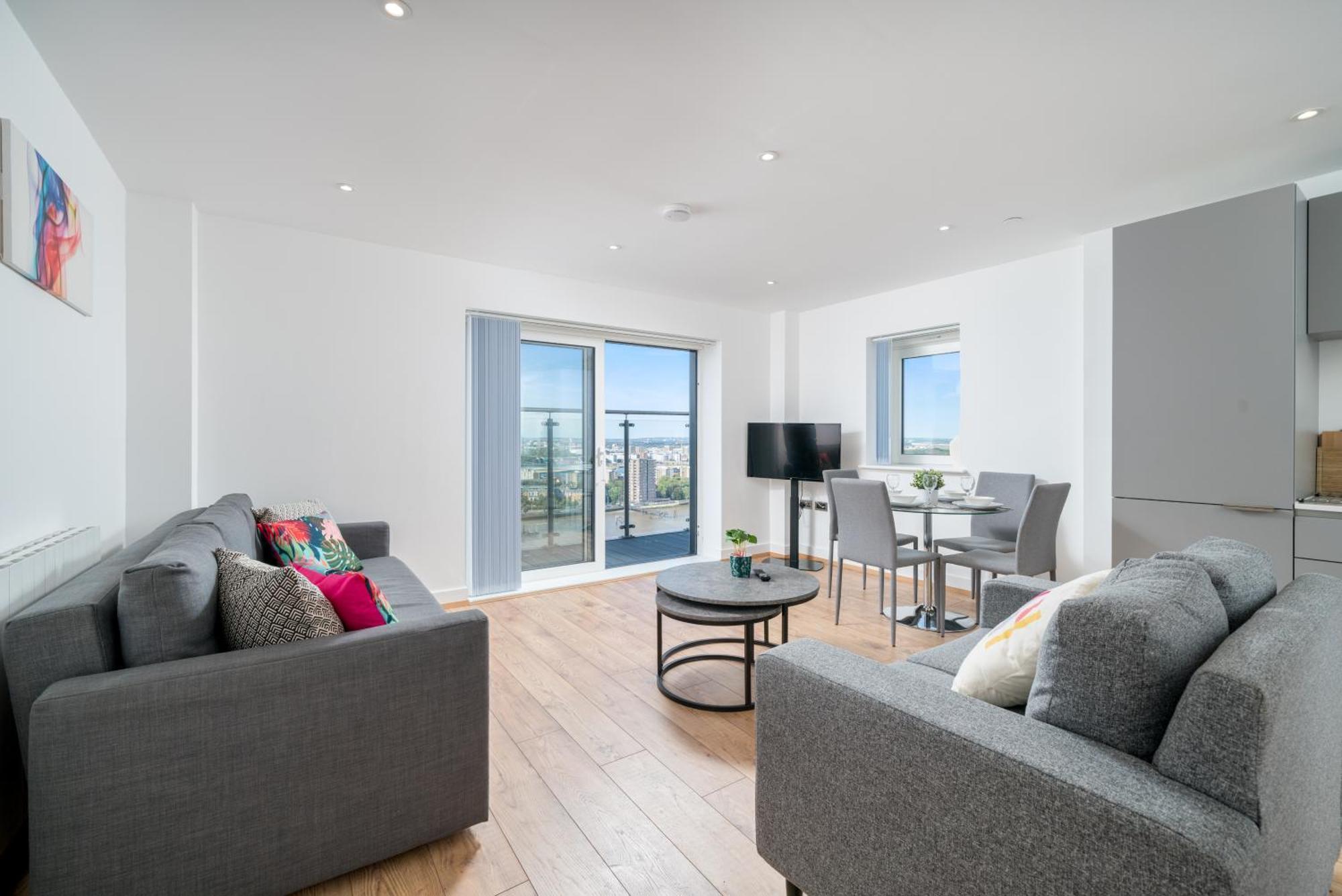 Skyvillion - London River Thames Top Floor Apartments By Woolwich Ferry, Mins To London Excel, O2 Arena , London City Airport With Parking מראה חיצוני תמונה
